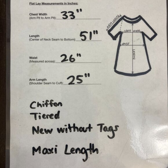 June + Vie Tiered Maxi Dress 3X Red Dark Chiffon Flowy Long Sleeve Whimsigoth - Picture 6 of 16